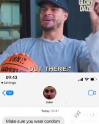 注意安全💀小波特：交易后约基奇给我发信息说“记得戴套”